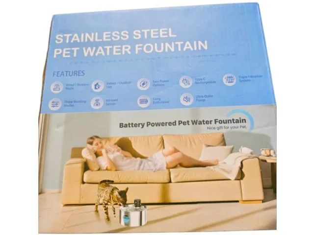 Bebedouro sem fio para gatos e cães - com sensor 3,2l - Foto 5