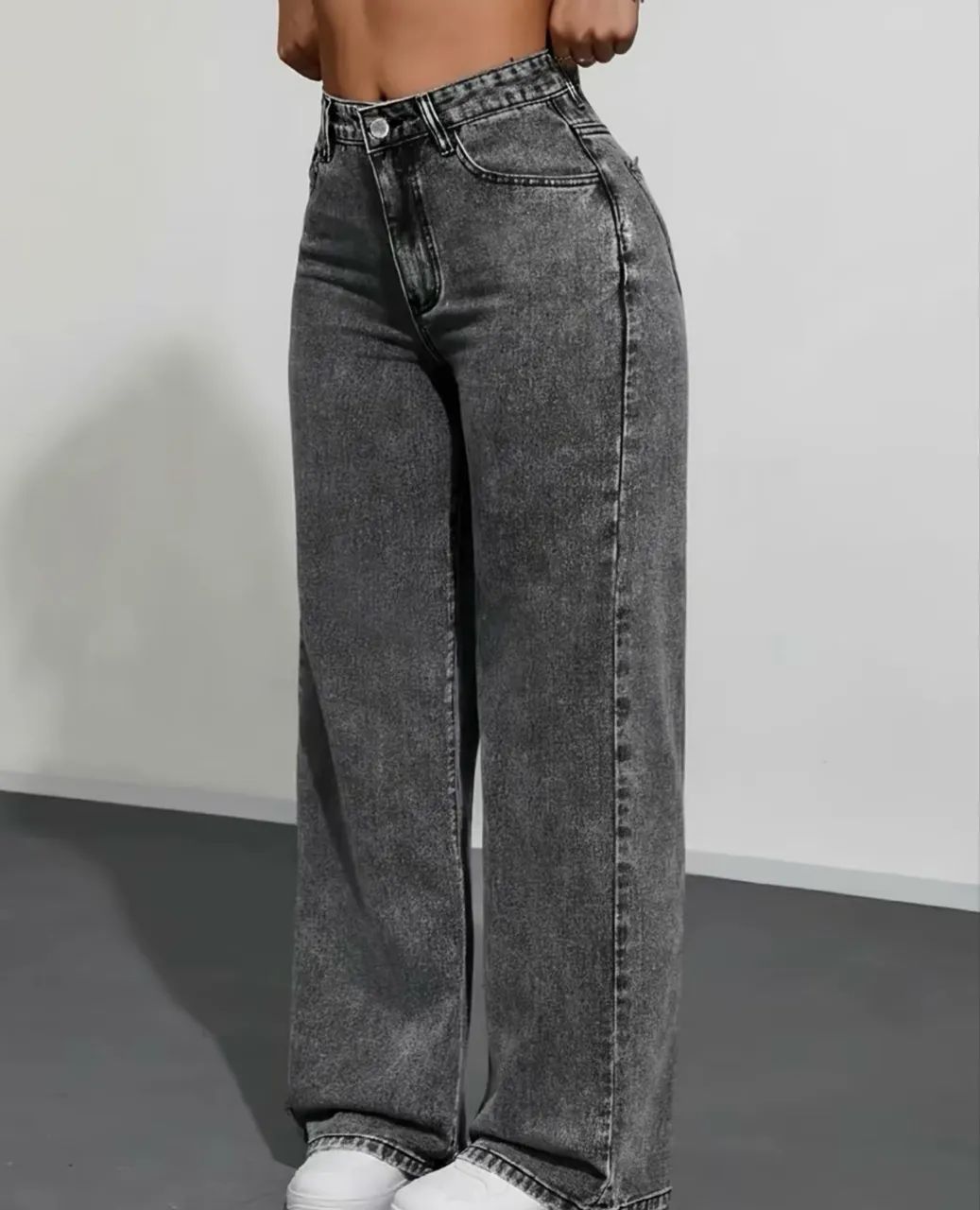 Calça wide leg NOVA marmorizada - Foto 2