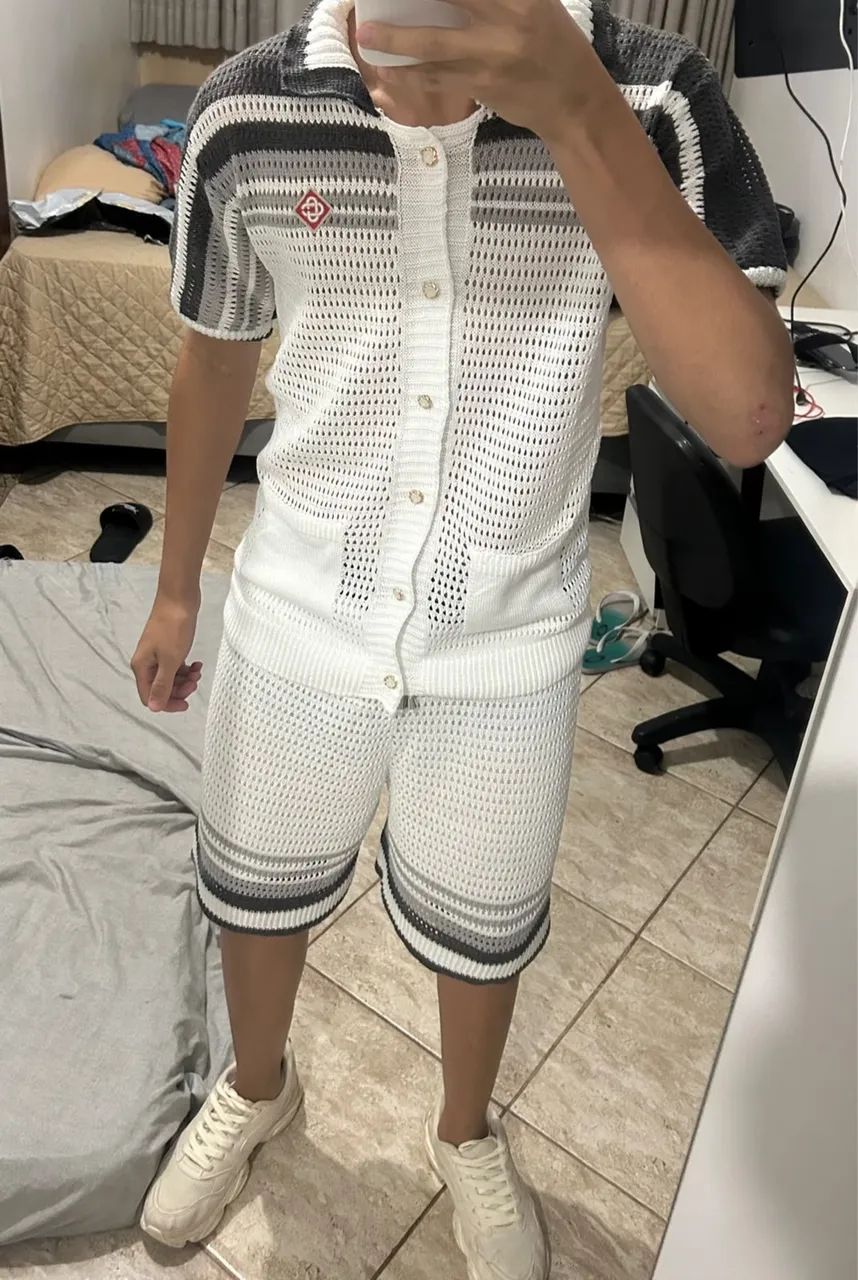 Conjunto Casa Blanca M - Usado 1 vez - Foto 2