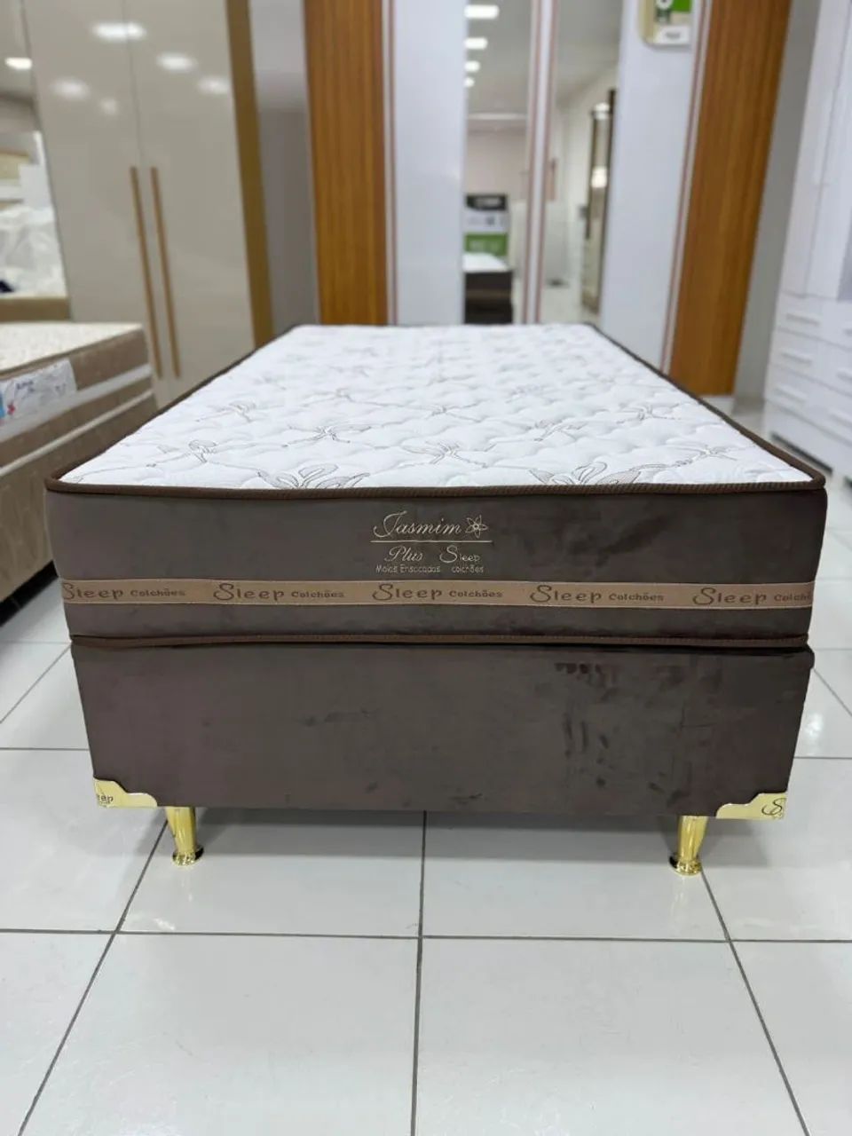 Cama box Solteirão 1.08 x 1.98 Molas Ensacadas Individual  - Foto 3