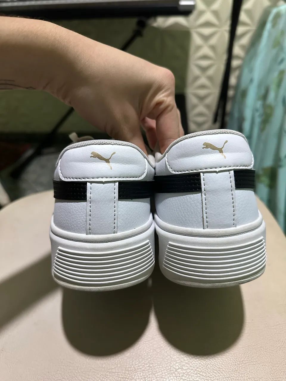 Tênis 39/40 PUMA Smash Platform V3 feminino  - Foto 3