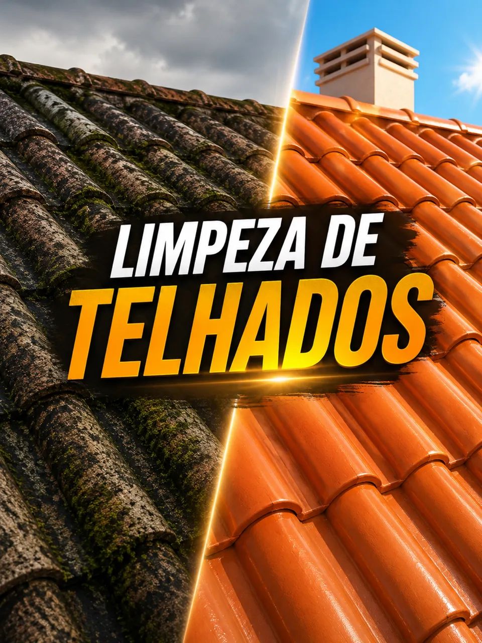 Lavação e Pintura de Telhados | Serviço em Altura