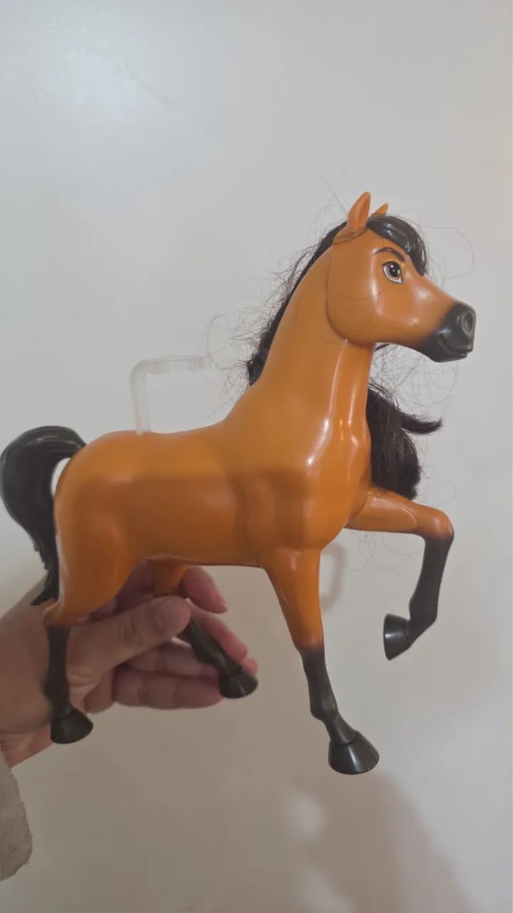 (PRÉ VENDA) lote cavalos sprit com suporte  - Foto 2