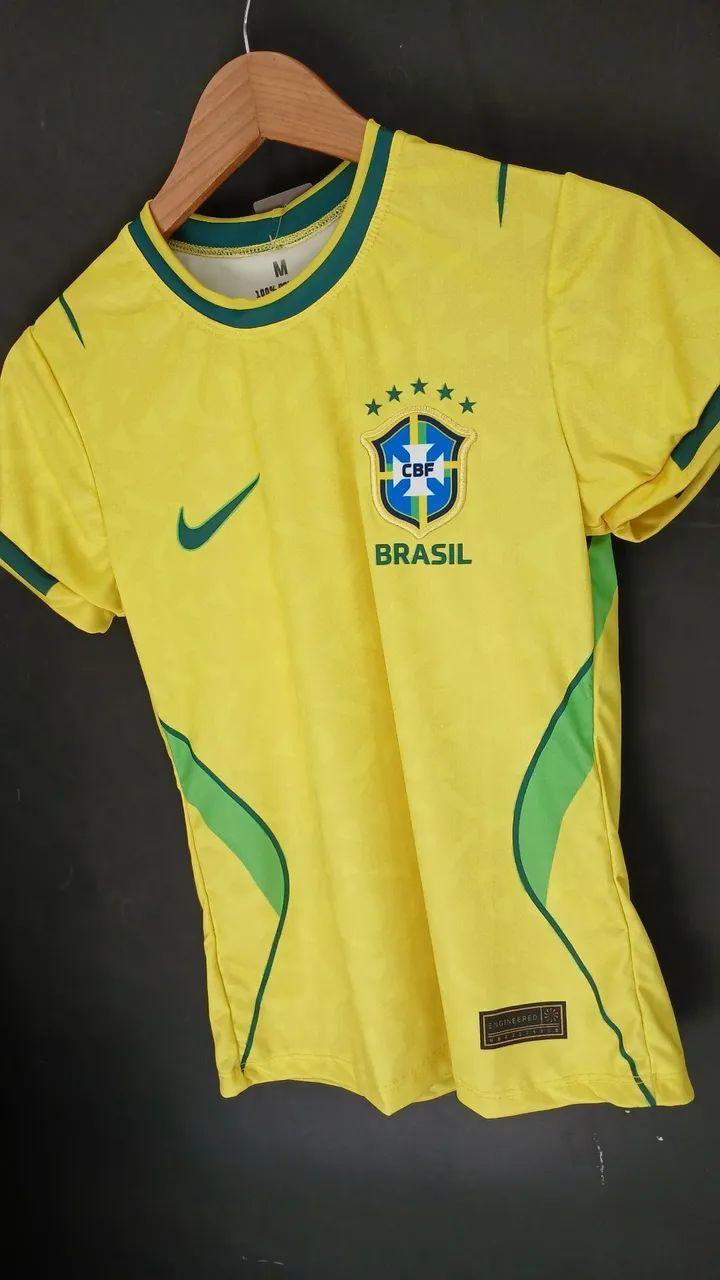 Kit Casal Camisa Brasil Drifit - Foto 3