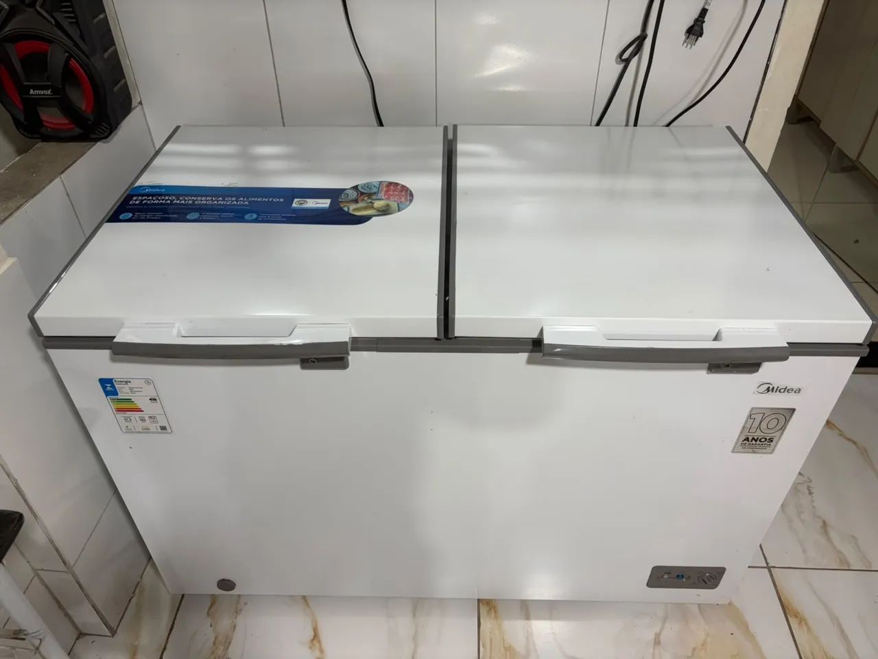 Freezer Midea 2 portas 362L