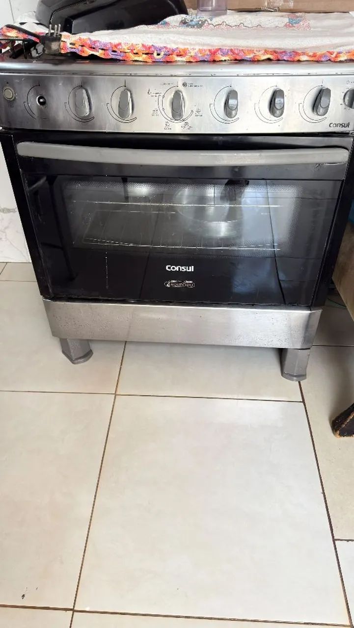 FOGÃO 6 BOCAS INOX CONSUL