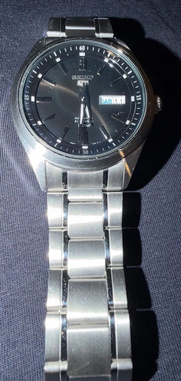 Relógio Seiko 5 Automático SNKN89B1 - Excelente Estado