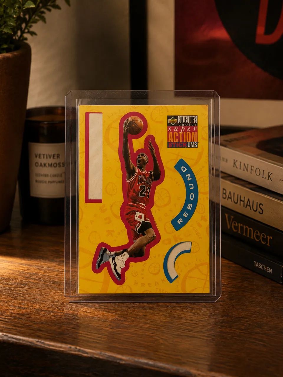 Michael Jordan Upper Deck Collector?s Choice 1996 Super Action Stick-UMs S30