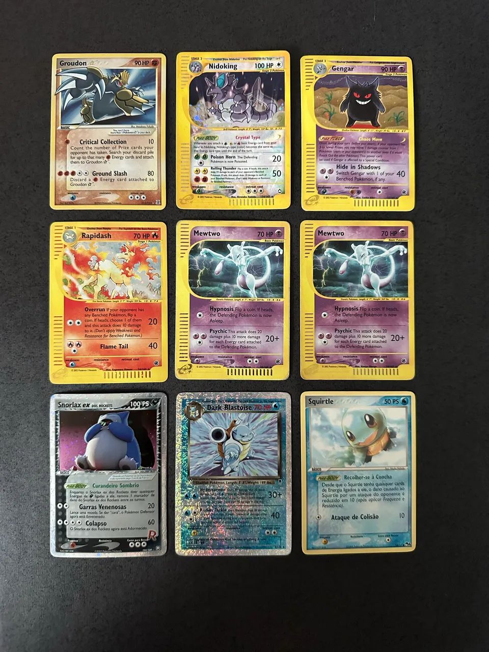 Coleção de cartas Pokémon 
