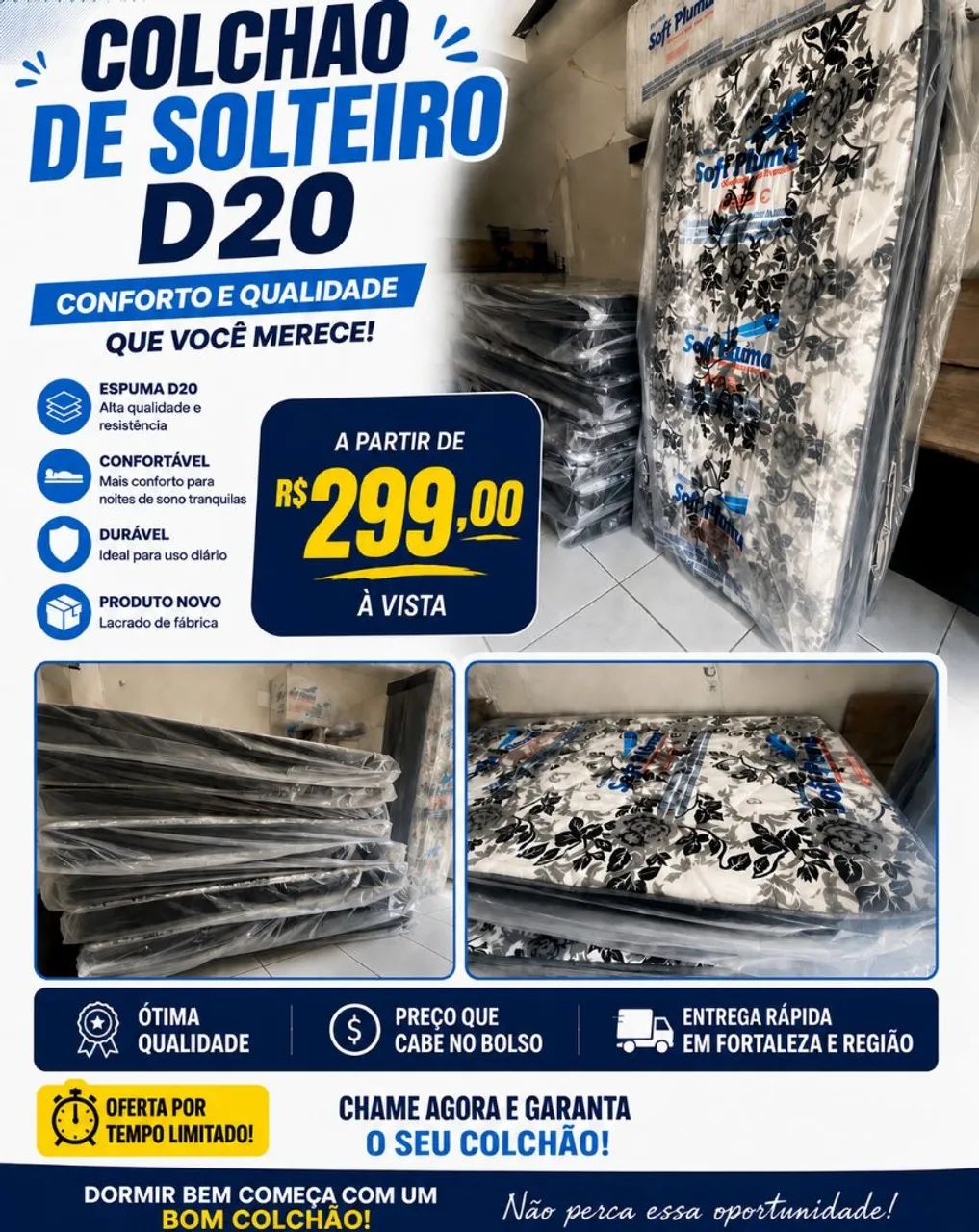 Super promoção de Colchão de solteiro DN-20