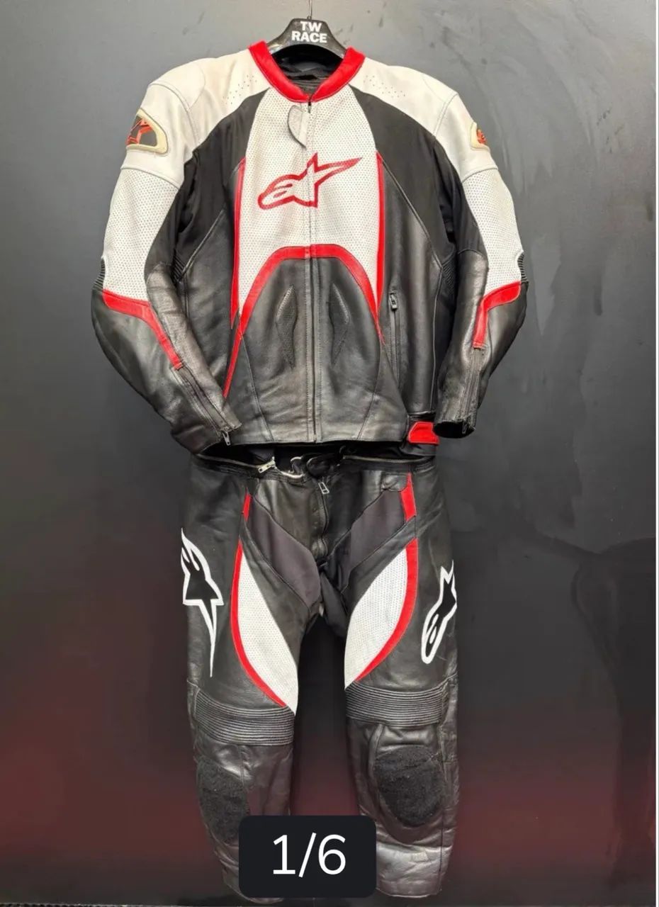 Macacão Alpinestars tamanho 60 duas peças - Foto 3
