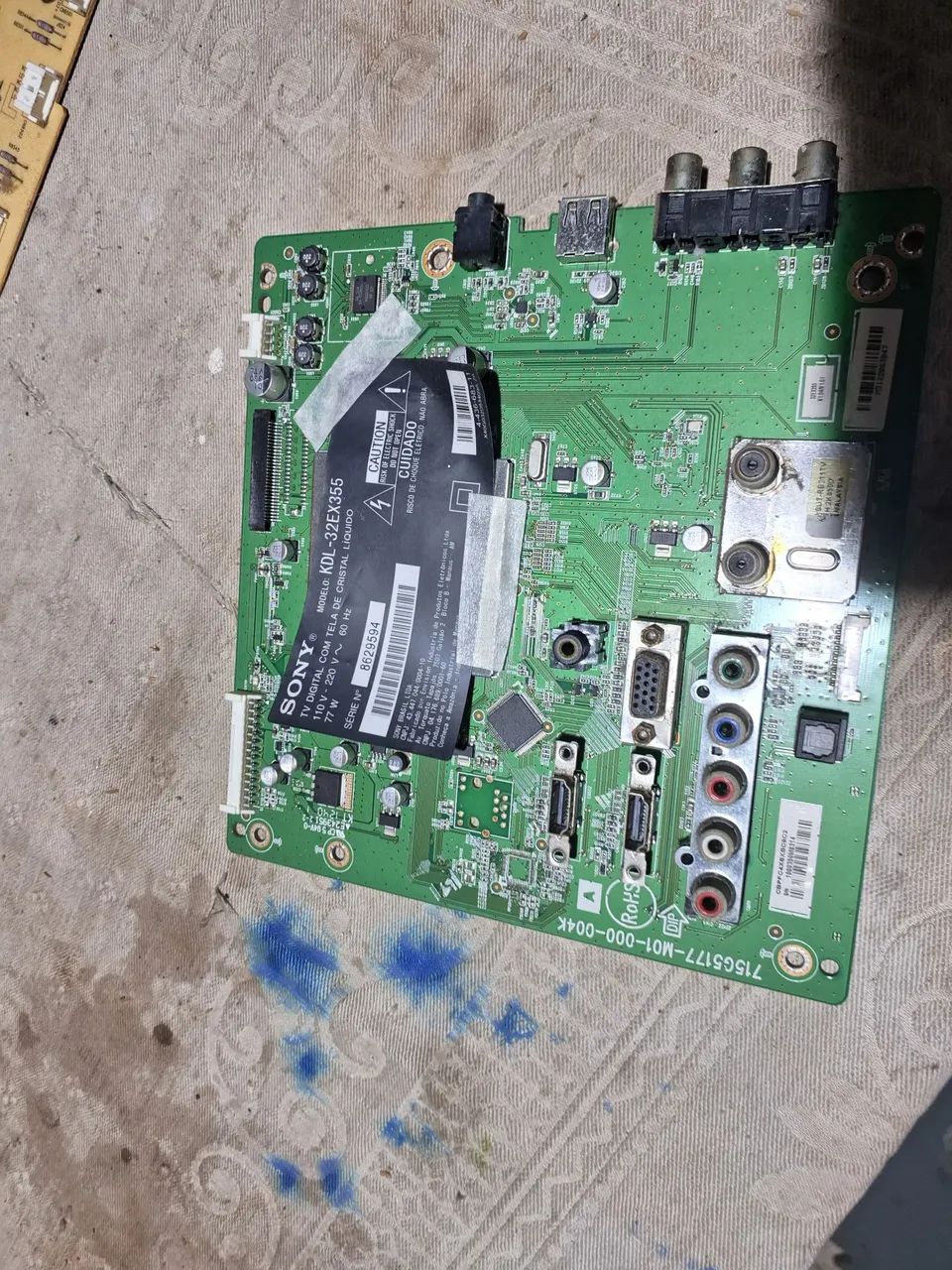 placa principal sony kdl 32ex355 - Foto 2