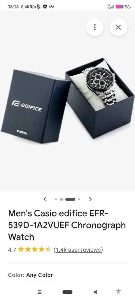 Relógio Casio edifice - Acessórios - Campanário, Diadema