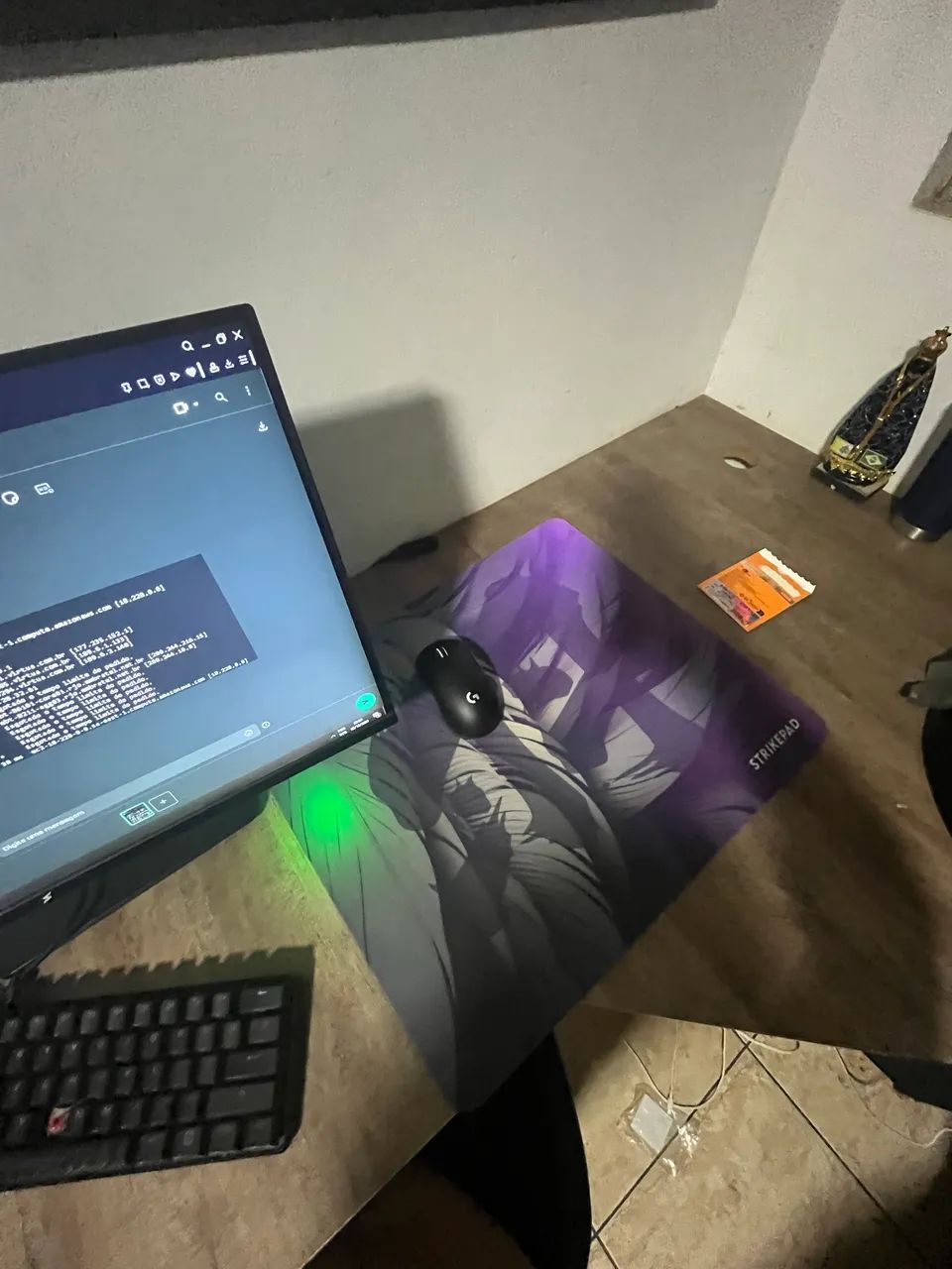 Mousepad Fantech Strikepad com Infusão de Vidro (1 mês de uso) - Foto 3