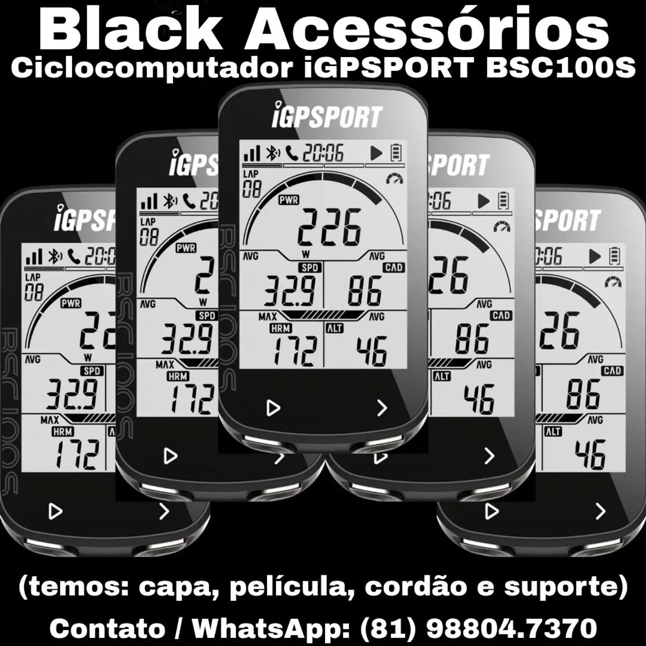 GPS IGPSPORT BSC100S NOVO