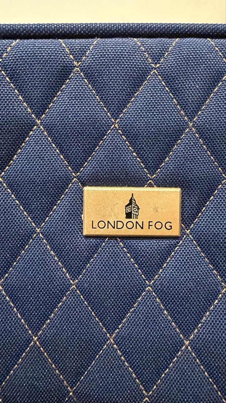 Mala grande da London Fog Azul - Foto 5
