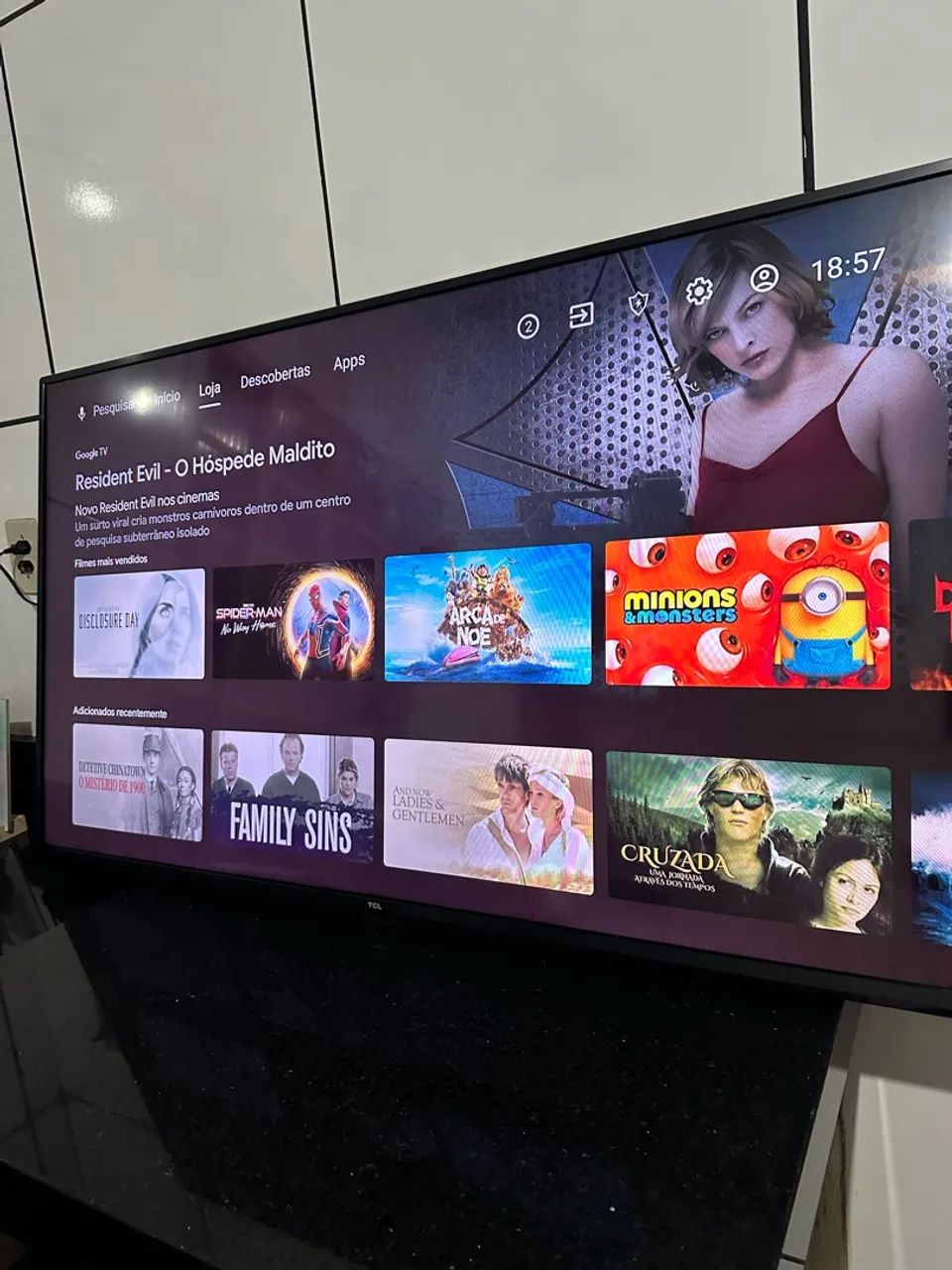 Tv smart 50 4 k TCL Android 1399,99 leia  - Foto 4