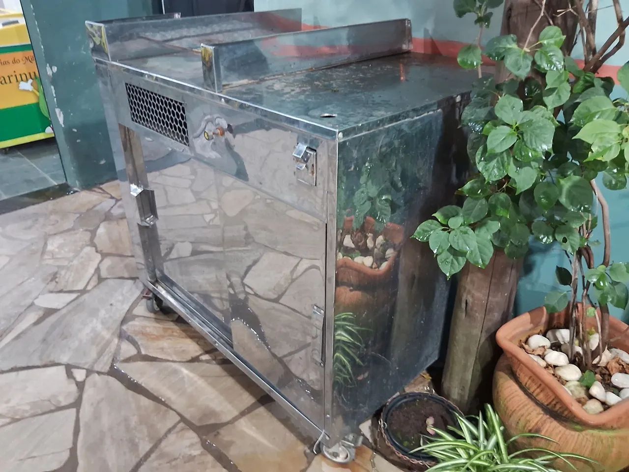 Carrinho INOX venda Milho Cozido ou Pastéis  - Foto 2