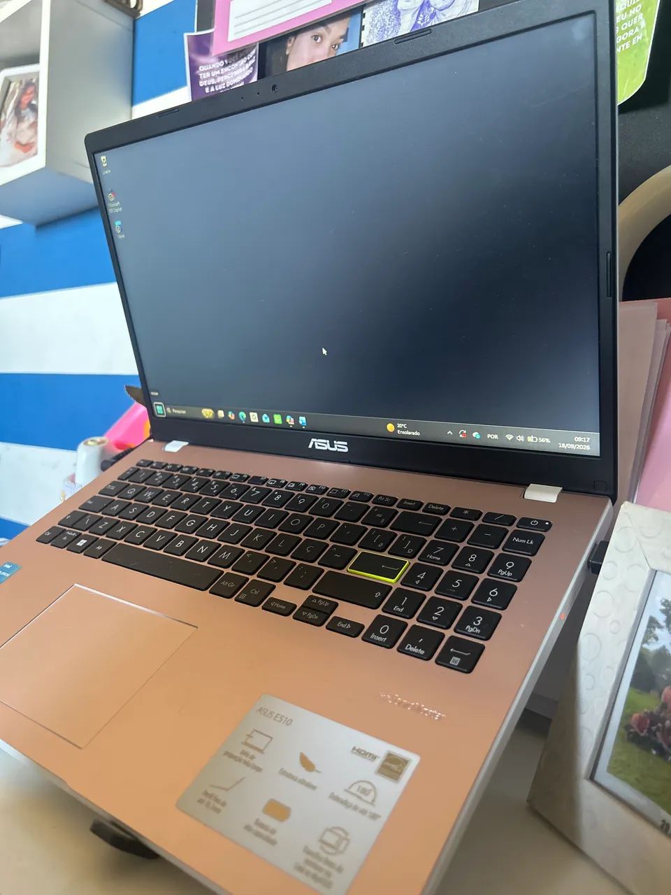 Notebook ASUS 1 ano de uso na caixa e com NF - Foto 3