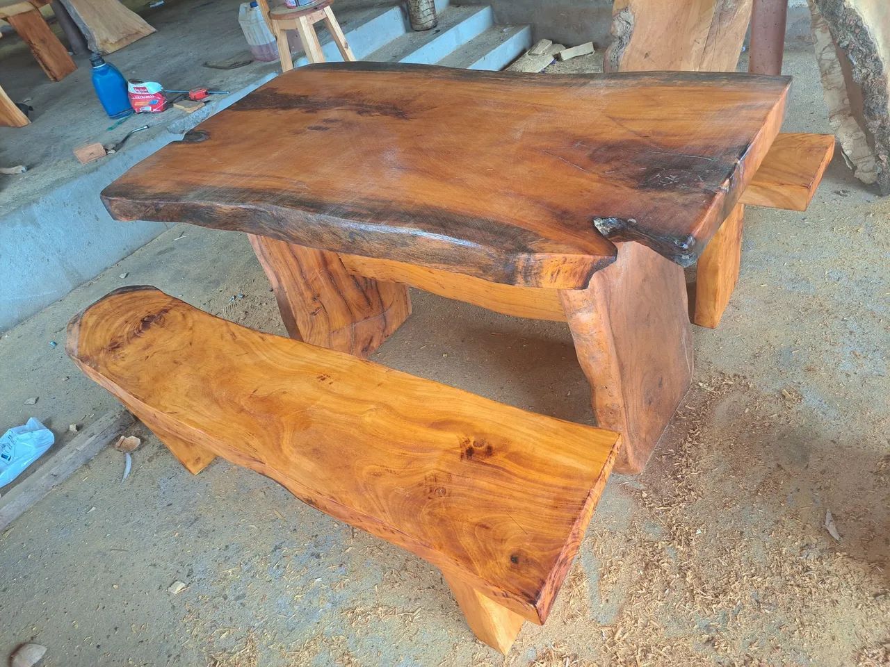 Vendo mesa de jaqueira nova so pegar e usar zap * mesas por encomenda  - Foto 4