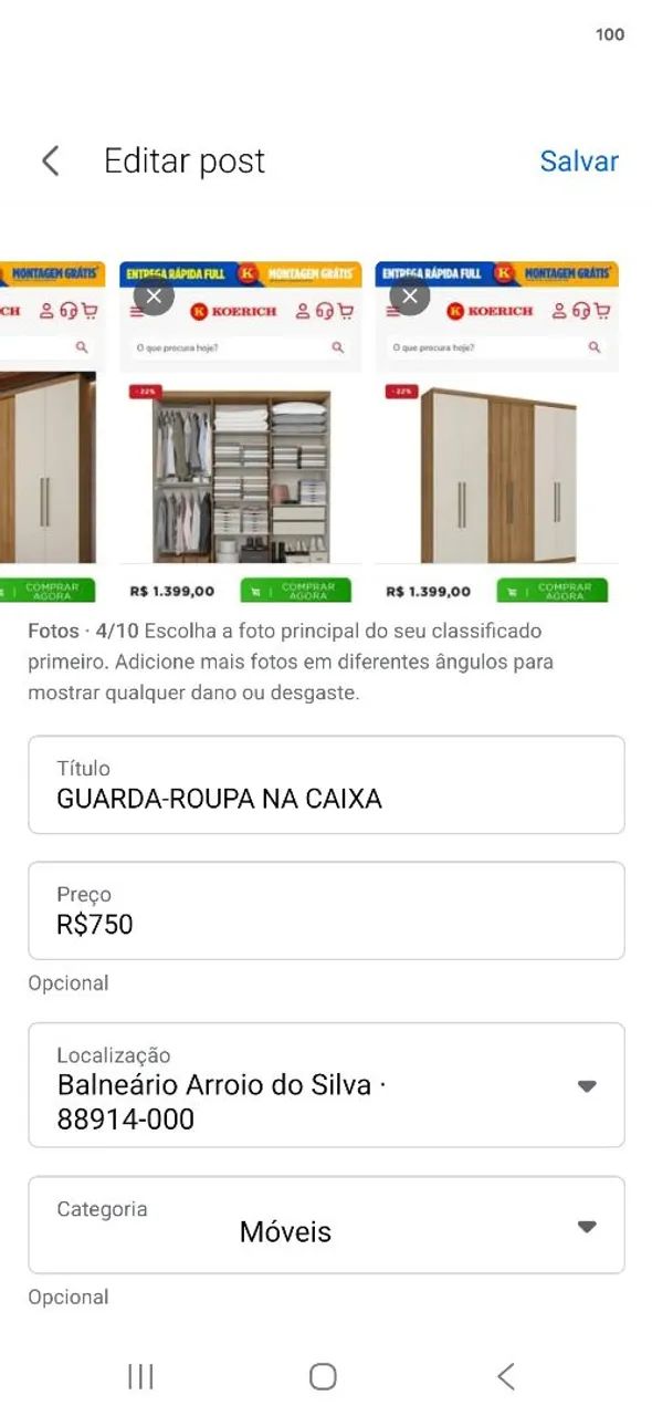 GUARDA-ROUPAS NUNCA MONTADO - Foto 2