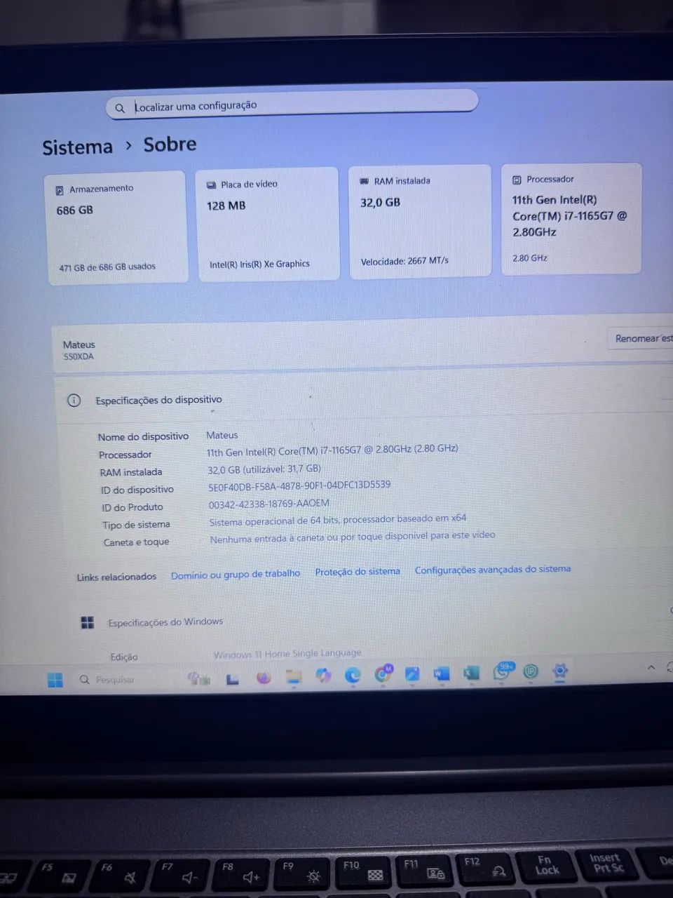 Notebook Samsung 32gb de ram- Super novo  - Foto 2
