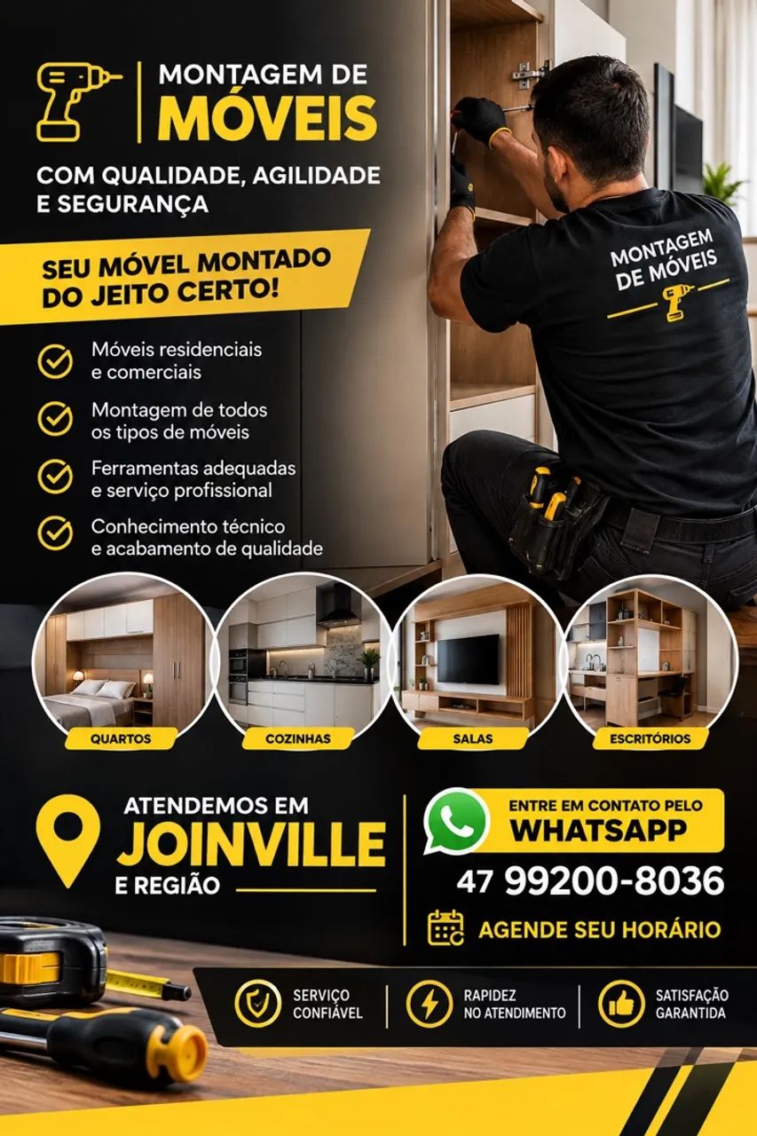 Montador de móveis Joinville 