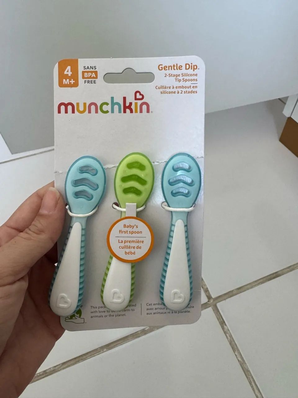 Kit 3 colheres Munchkin para introdução alimentar  - Foto 2