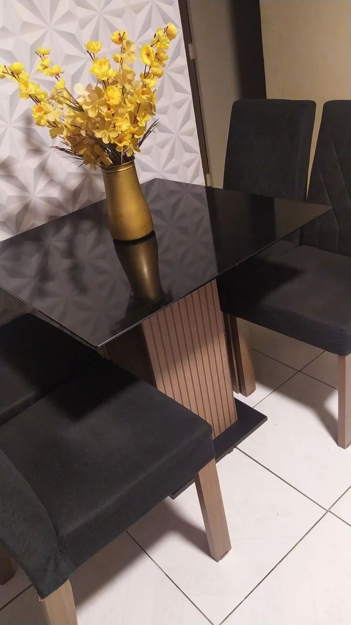 Vendo conjunto de mesa semi nova  - Foto 4