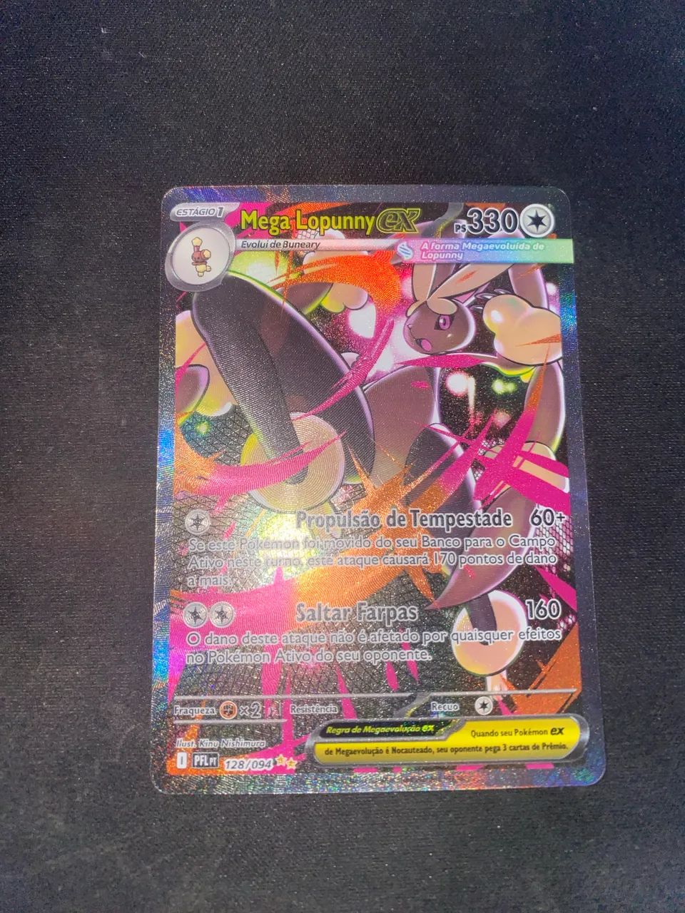 Carta Pokémon - M Lopunny Ex (128/094)