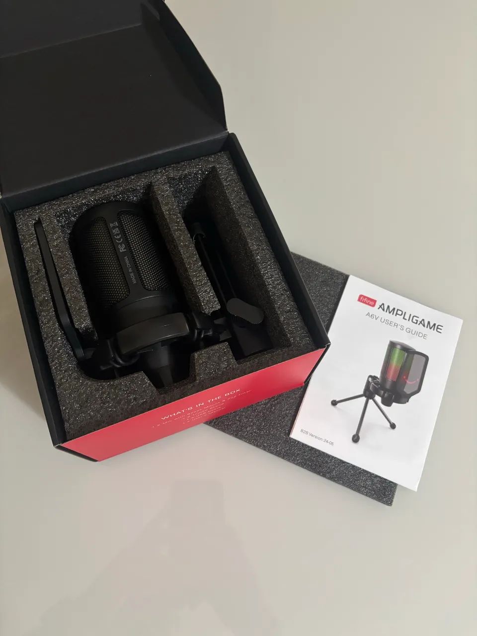 Microfone Fifine A6V | estado de novo | completo - Foto 4