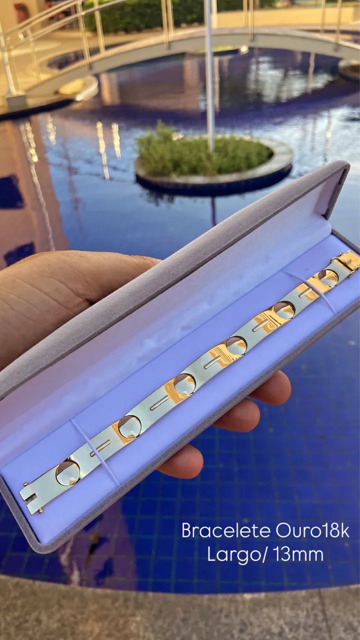 Bracelete Ouro18 - Foto 2