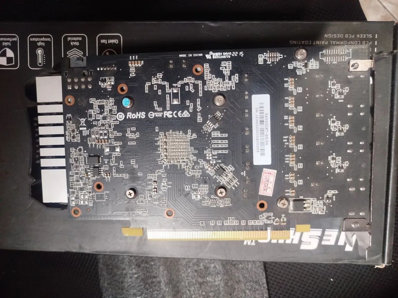 Rx 5500xt 8gb jieshuo - Foto 3