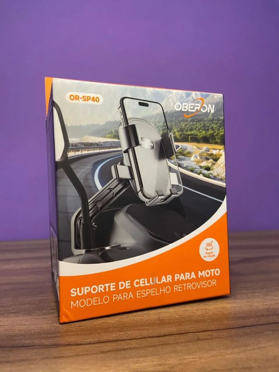 Suporte de Celular para Moto Oberon OR-SP40 - Foto 4