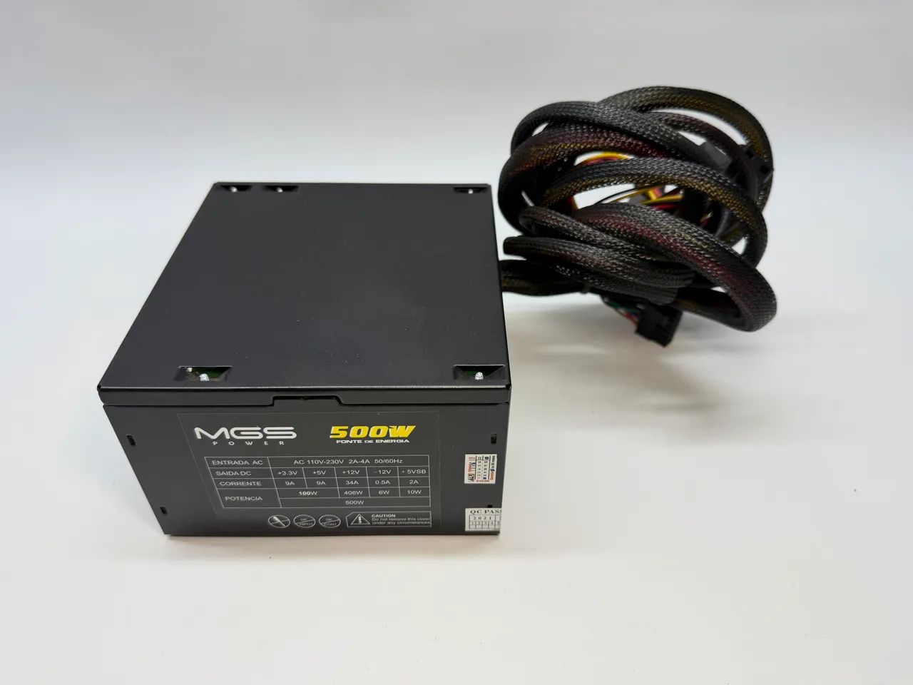Fonte de Alimentação MGS Power 500W Usada Funcionando Perfeitamente - Foto 3