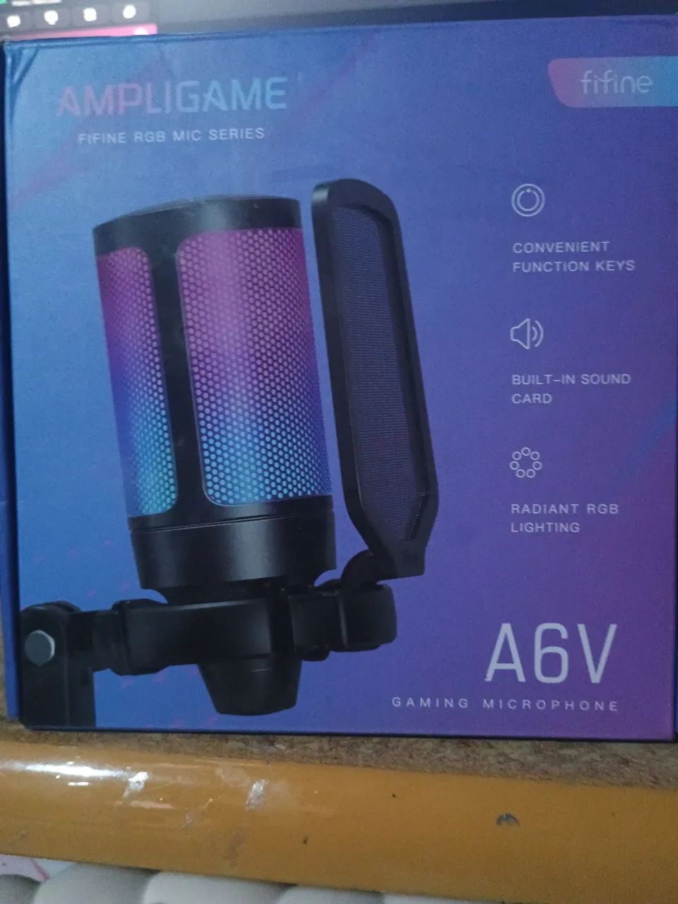 Microfone Gamer Fifine A6V - Foto 2