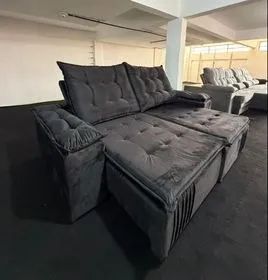 Sofá Munique Retrátil e Reclinável 2,30m - (Oferta)!! - Foto 2
