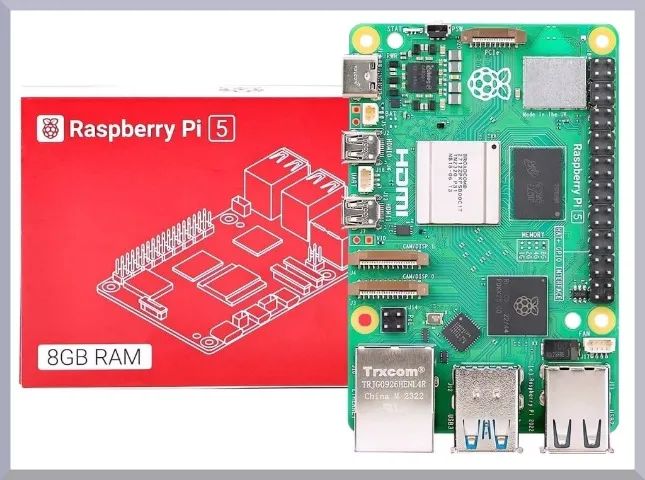 Raspberry Pi 5 com 8 GB de memória RAM para projetos eletrônicos Lacrado - Foto 2