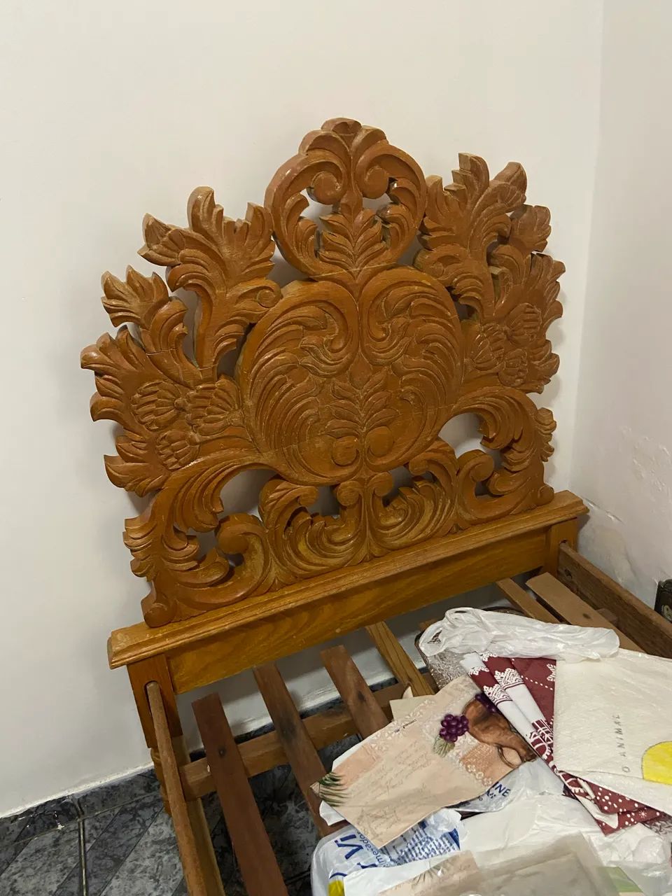 Cama Solteiro Madeira Maciça. - Foto 3