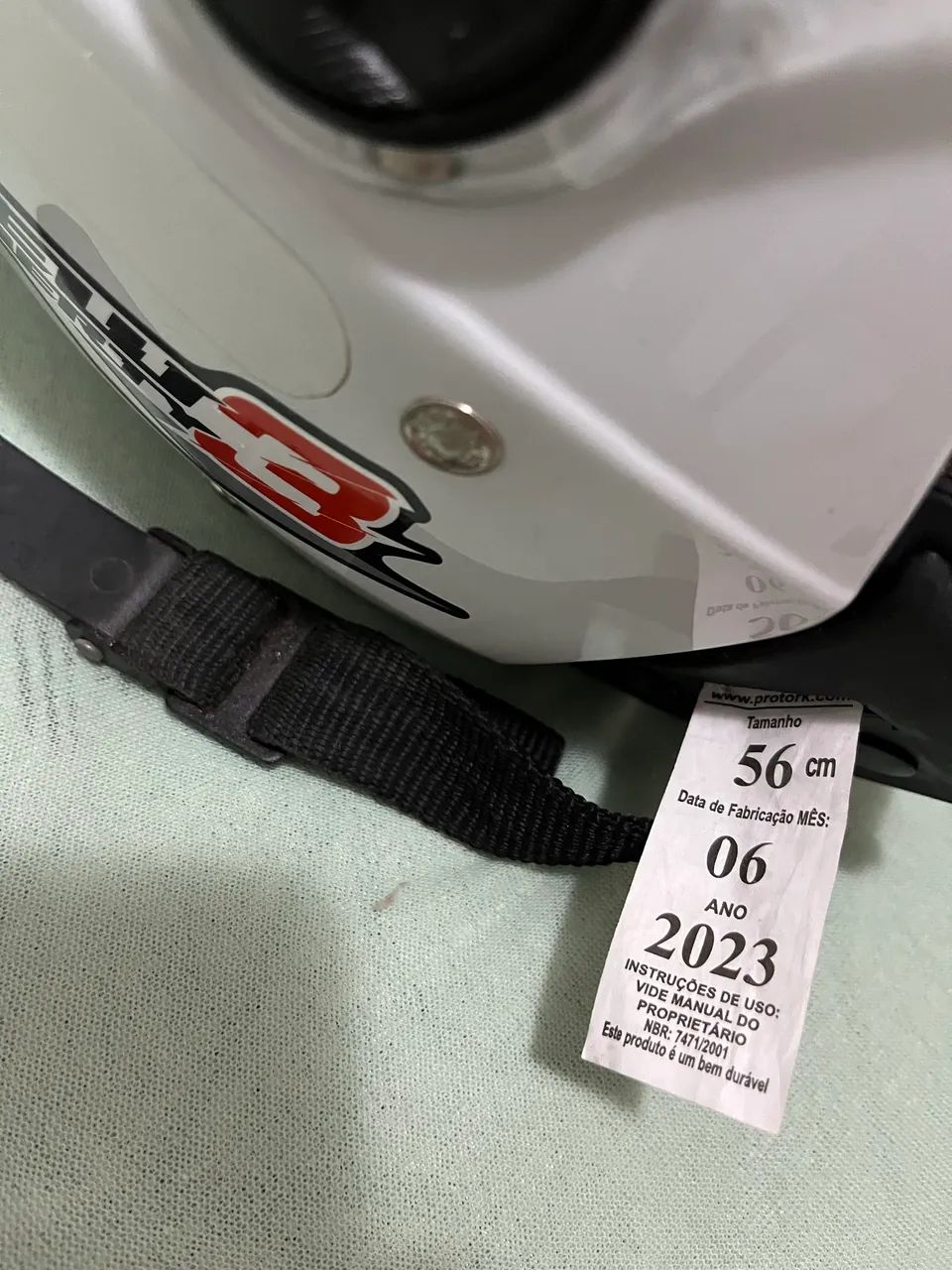 Capacete seminovo  - Foto 5