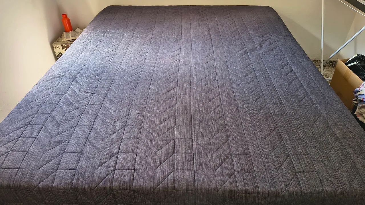 Colchão Queen Molas Ensacadas D'Ouro + Base | Premium | Pouco Uso | Impecável - Foto 3