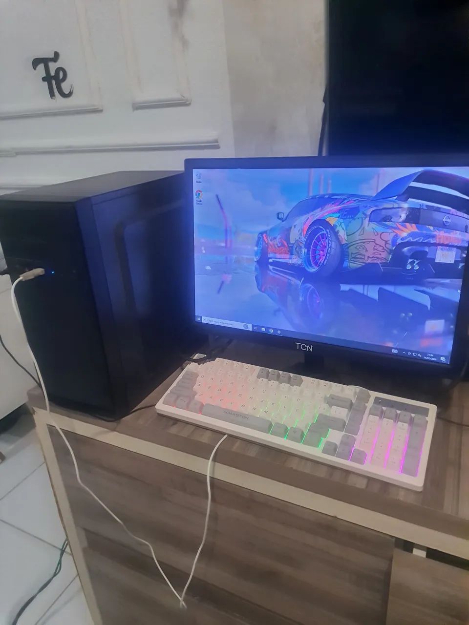 Pc gamer completo i3 sétima geração mais Rx 550  - Foto 2