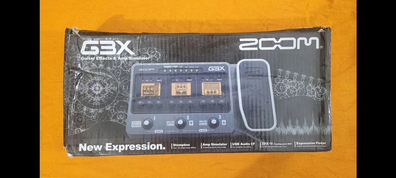 Pedaleira Zoom G3X - Funcionando perfeitamente - Equipamentos e