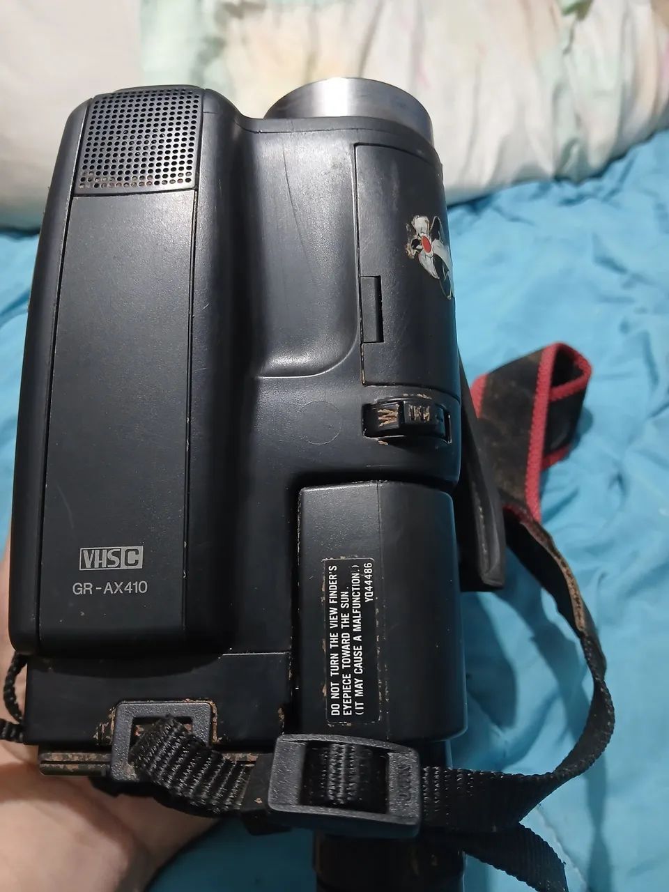 Mini Filmadora portatil jvc com bateria e carregador - Foto 5