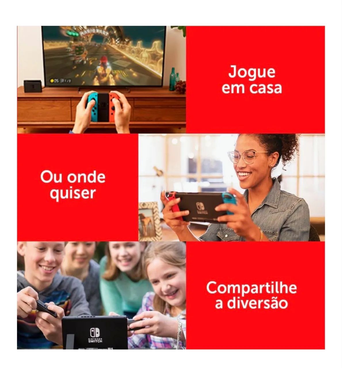 Nintendo com todos acessórios e caixa  - Foto 5