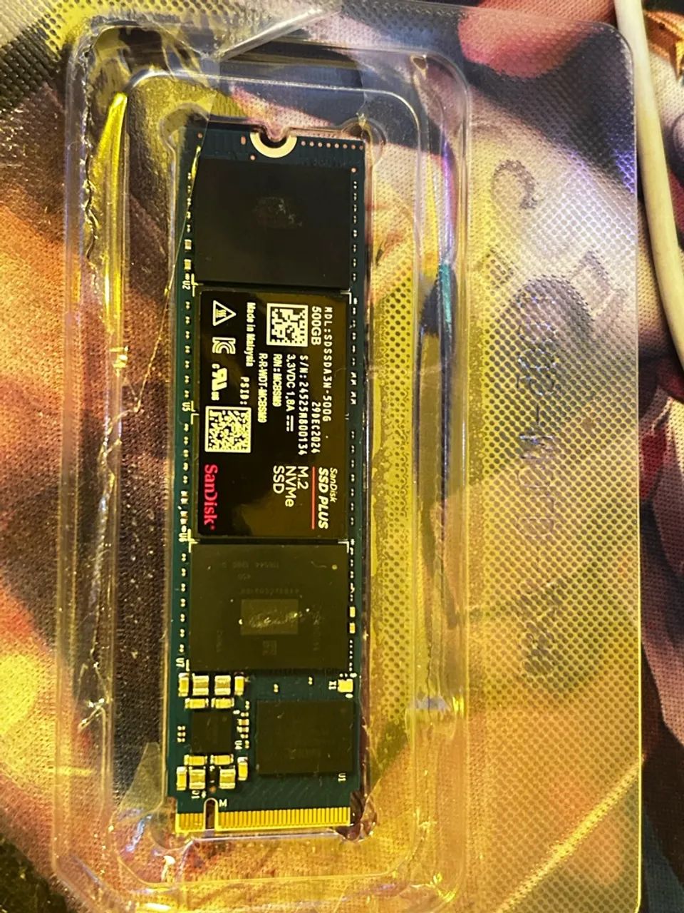 SSD nvme sandisk  500GB - Foto 2