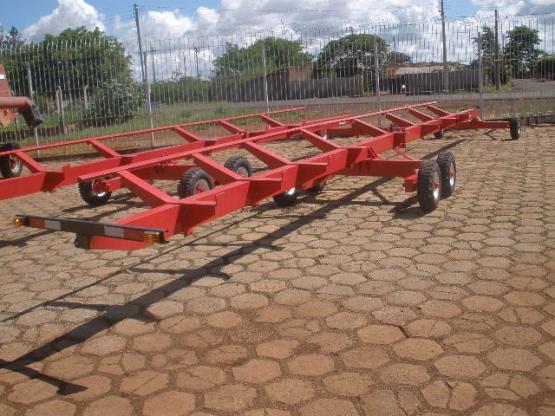 Carreta agrícola transporte de plataforma - Foto 5