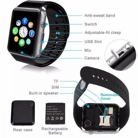 Relógio celular smart watch a1