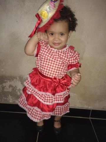 Vestido de quadrilha infantil