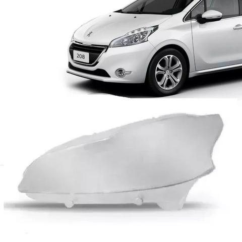 Lente Farol Peugeot 208 Esquerdo 2012 2013 2014 2015 16 2017